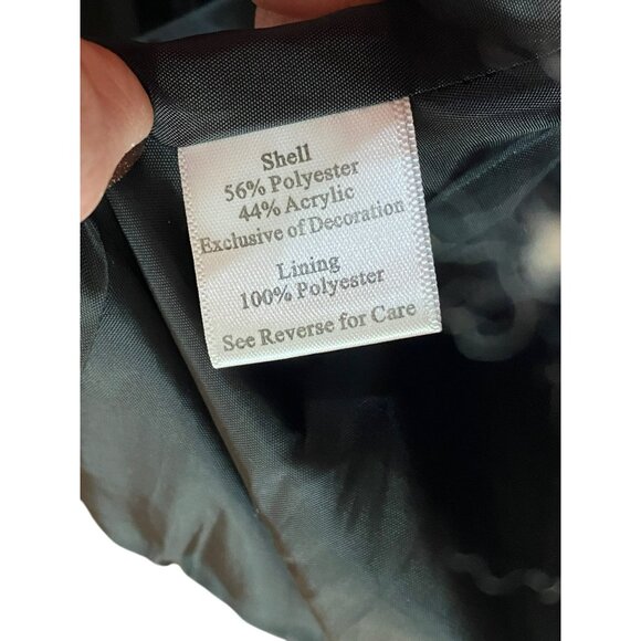 Katherine New York Womens Multicolor Striped Jacket Size L Polyester/Acrylic - Picture 4 of 6